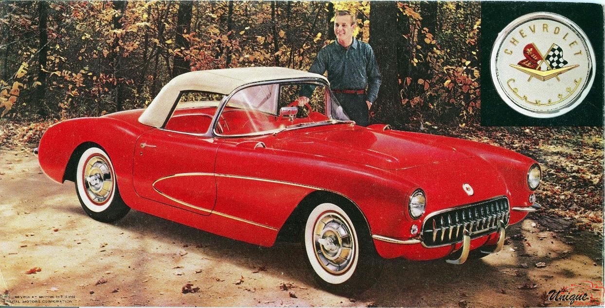 1956 Corvette Brochure Page 2